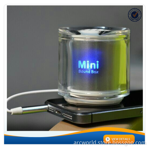 AWS1079 New design ce rohs high end disco light mini amplifier bluetooth speaker with led